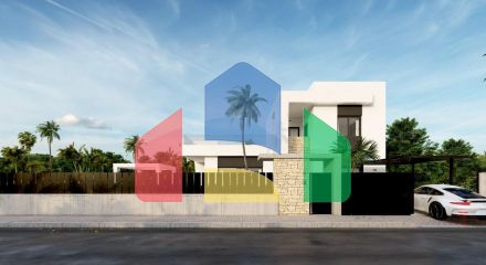 MODERN BRAND NEW VILLAS 900 m FROM THE SEA !!!
