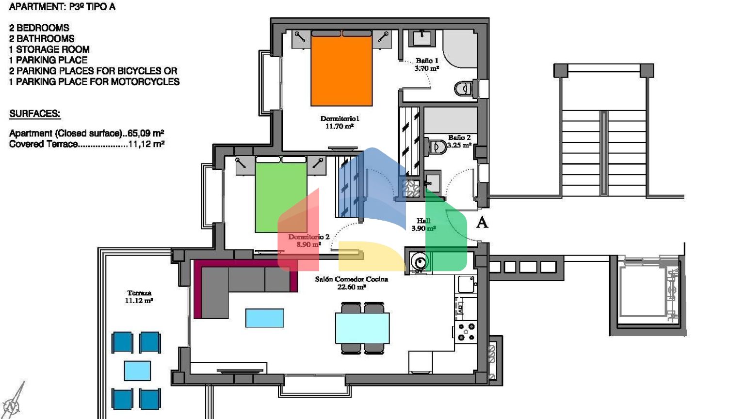 Великолепная квартира между морем и гольфом!