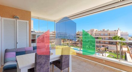 ШИКАРНЫЕ АПАРТАМЕНТЫ В ORIHUELA COSTA. 2 СПАЛЬНИ. 2 ВАННЫЕ КОМНАТЫ. ГАРАЖ И БАССЕЙН. ТЕРРАСА 16М2.