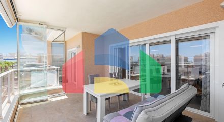 ШИКАРНЫЕ АПАРТАМЕНТЫ В ORIHUELA COSTA. 2 СПАЛЬНИ. 2 ВАННЫЕ КОМНАТЫ. ГАРАЖ И БАССЕЙН. ТЕРРАСА 16М2.