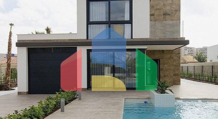 НОВАЯ ПОСТРОЕННАЯ ВИЛЛА В ORIHUELA COSTA (CAMPOAMOR)