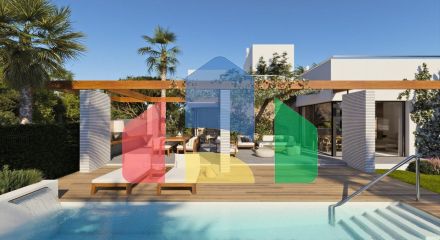 РОСКОШНЫЕ СОВЕРШЕННО НОВЫЕ ВИЛЛЫ В 2 МИНУТАХ ДО ПЛЯЖА АГУАМАРИНА