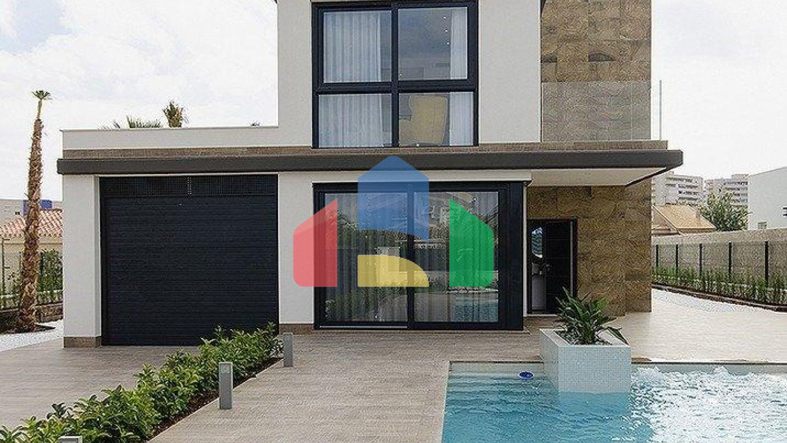 НОВАЯ ПОСТРОЕННАЯ ВИЛЛА В ORIHUELA COSTA (CAMPOAMOR)