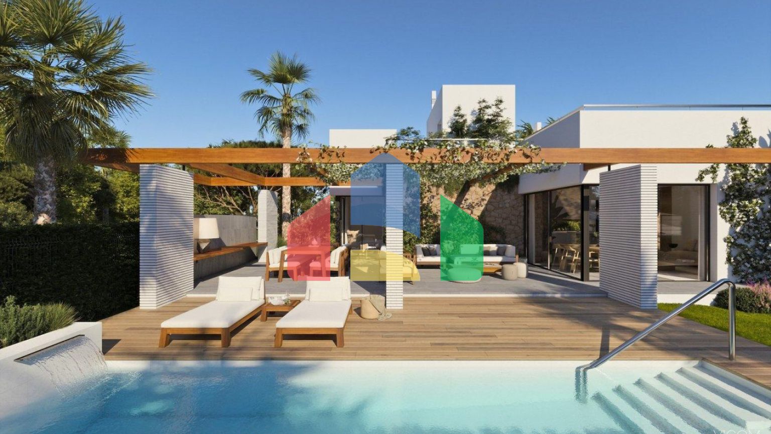 РОСКОШНЫЕ СОВЕРШЕННО НОВЫЕ ВИЛЛЫ В 2 МИНУТАХ ДО ПЛЯЖА АГУАМАРИНА