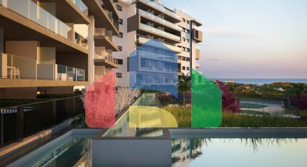 FLAT IN A LUXURY RESIDENTIAL COMPLEX BY THE SEA