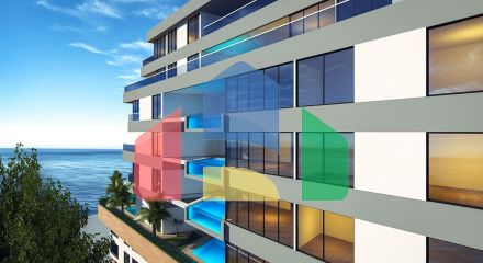 Two bedroom apartment of 74 m2 in a luxury development only 10 minutes from the sea