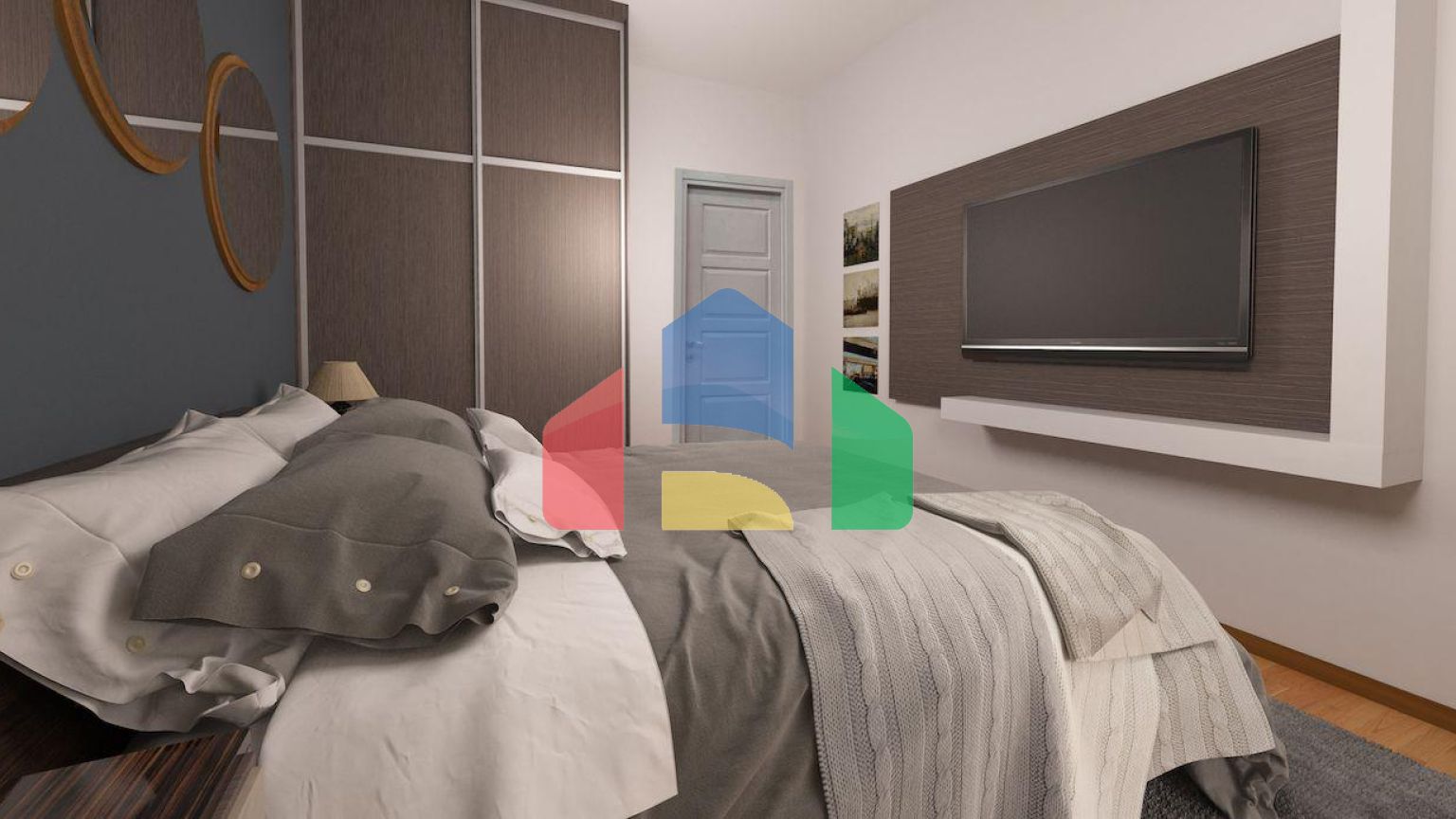 3-комнатные апартаменты 71м2 в 10 минутах от моря.