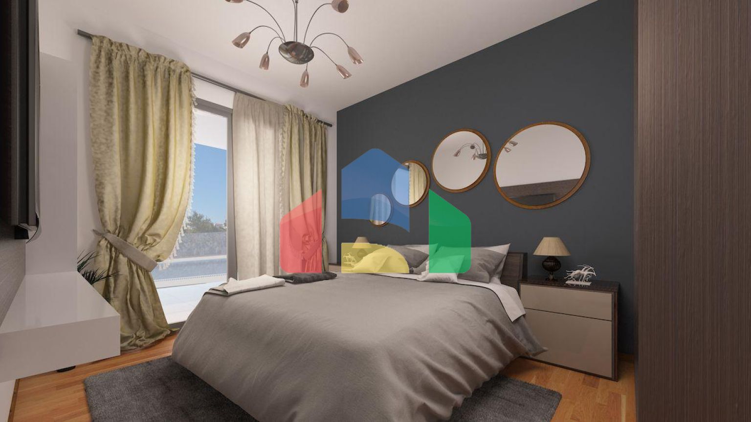 4-комнатные двухуровневые апартаменты 136 м2 в 10 минутах от моря