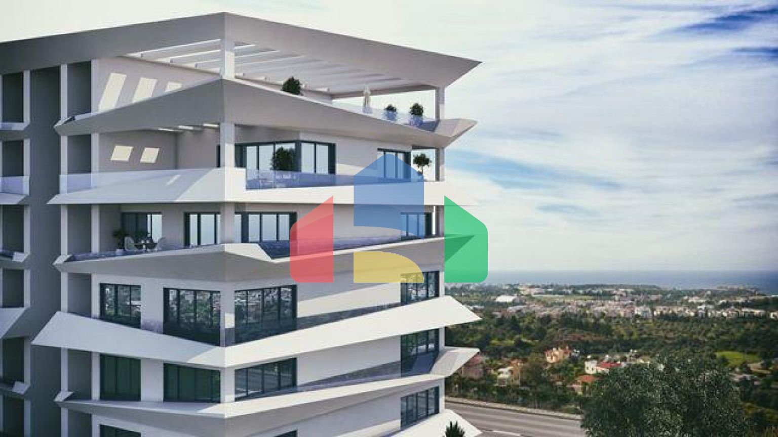 Элитные 3-комнатные апартаменты 112 м2 в центре Кирении