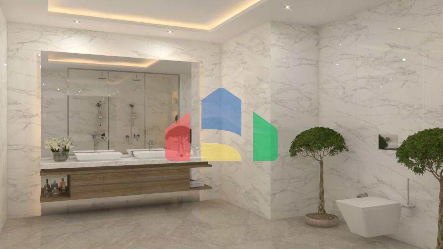 Элитные 3-комнатные апартаменты 112 м2 в центре Кирении