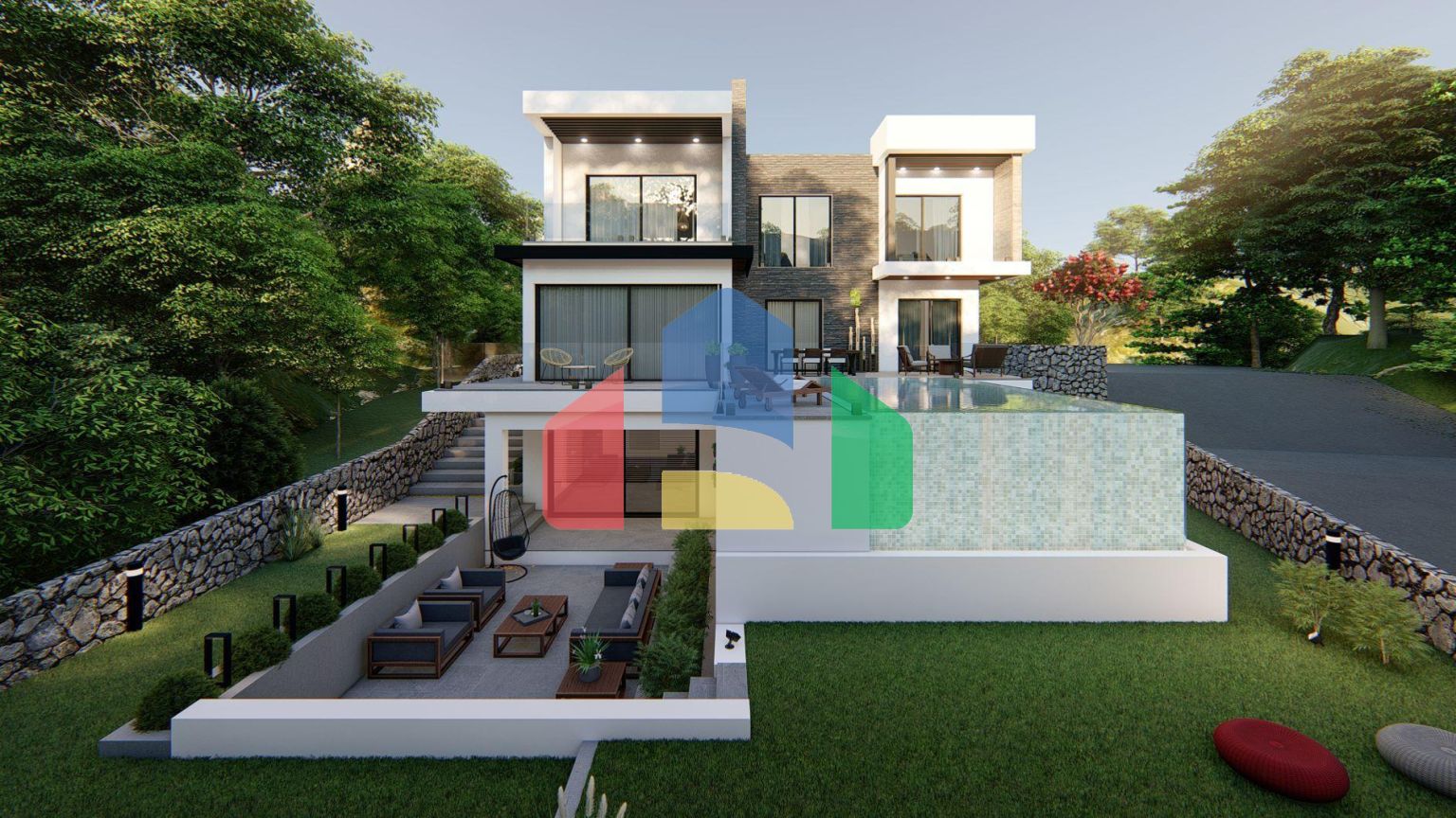 5-комнатная вилла 311 м2 в 5 минутах езды от пляжа