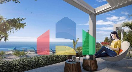 3-комнатный пентхаус 88м2 с  террасой 40 м2 в элитном комплексе в 50 метрах от собственного пляжа