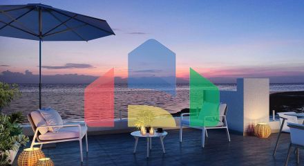 3-комнатный пентхаус 88м2 с террасой 40 м2 в элитном комплексе в 50 метрах от собственного пляжа 3-комнатный пентхаус 88м2 с террасой 40 м2 в элитном комплексе в 50 метрах от собственного пляжа