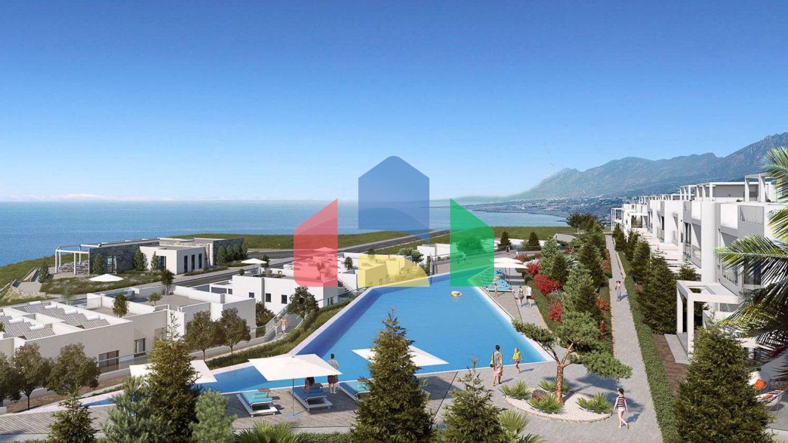 3-комнатный пентхаус 88м2 с  террасой 40 м2 в элитном комплексе в 50 метрах от собственного пляжа