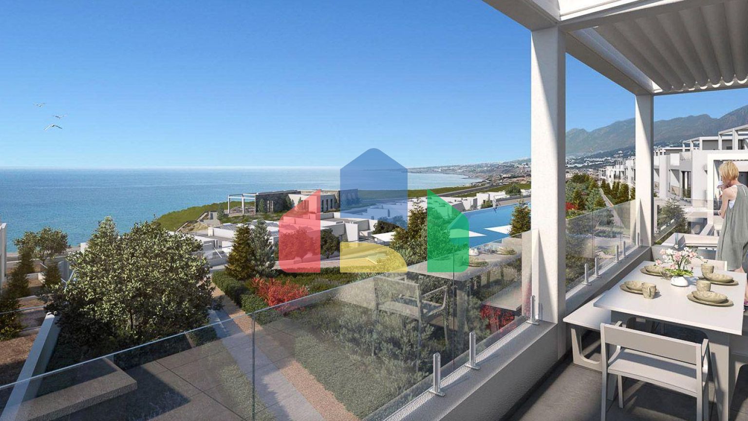 3-комнатный пентхаус 88м2 с  террасой 40 м2 в элитном комплексе в 50 метрах от собственного пляжа