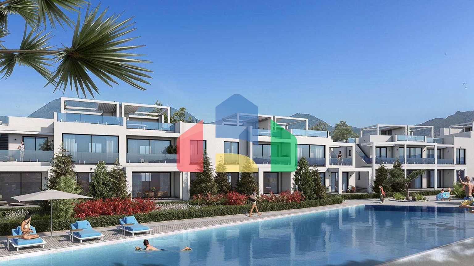 3-комнатный пентхаус 88м2 с  террасой 40 м2 в элитном комплексе в 50 метрах от собственного пляжа