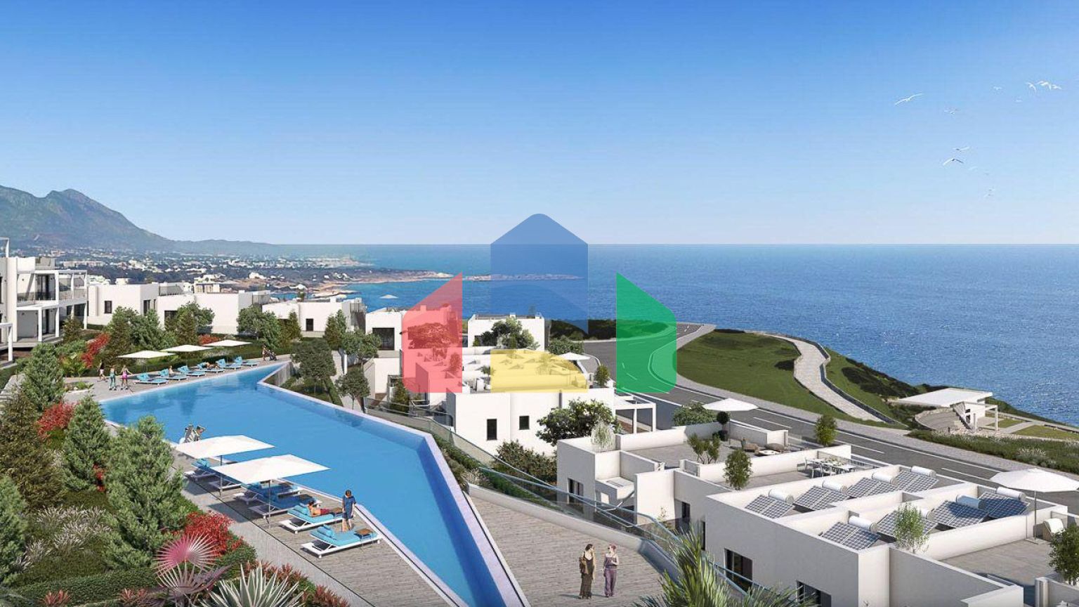 3-комнатный пентхаус 88м2 с  террасой 40 м2 в элитном комплексе в 50 метрах от собственного пляжа