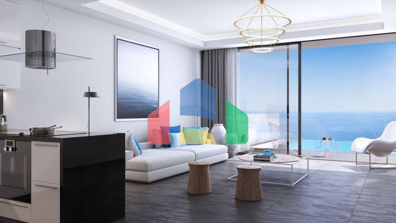 3-комнатный пентхаус 88м2 с  террасой 40 м2 в элитном комплексе в 50 метрах от собственного пляжа