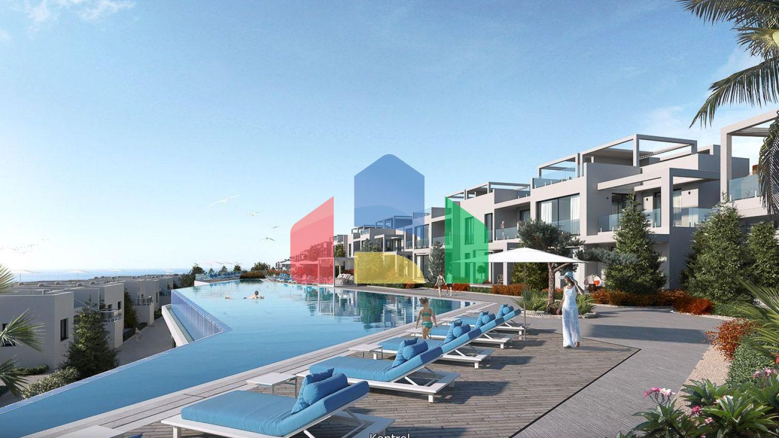 3-комнатный пентхаус 88м2 с  террасой 40 м2 в элитном комплексе в 50 метрах от собственного пляжа