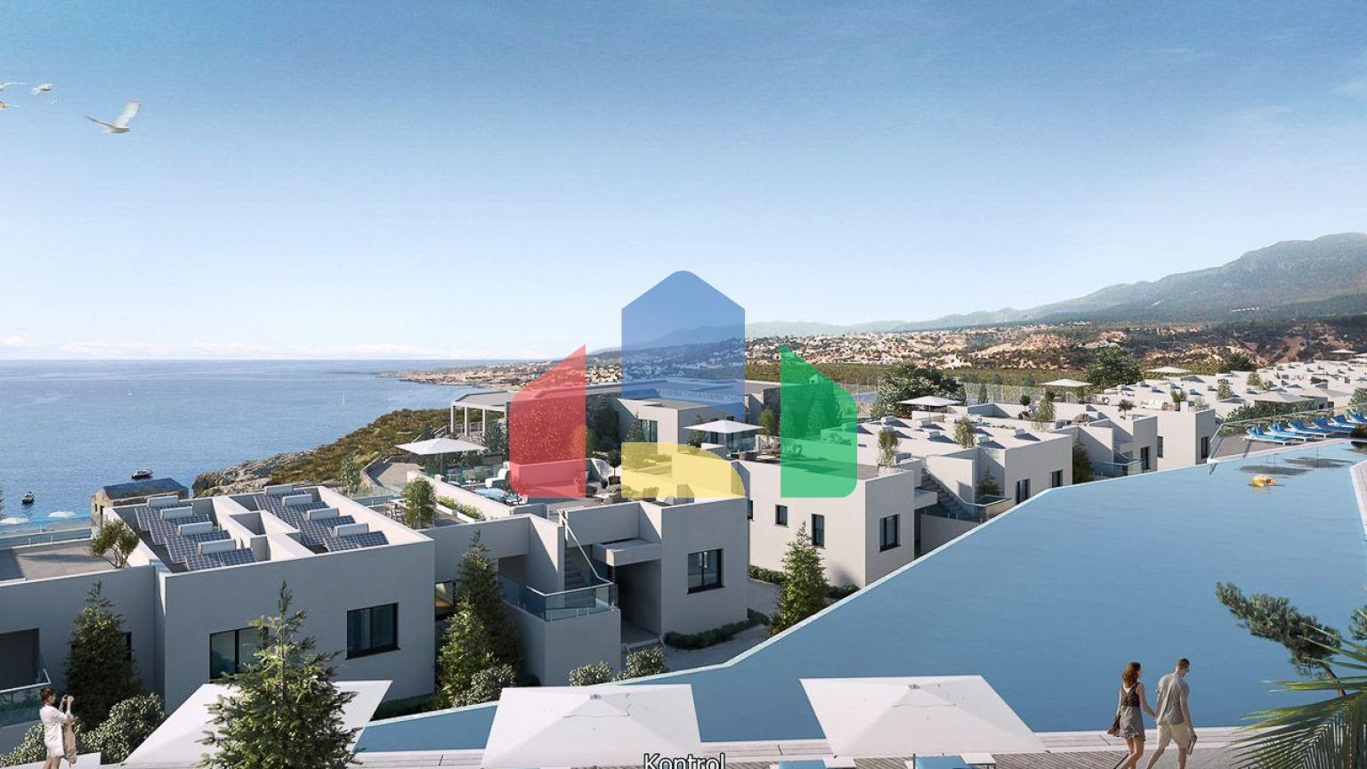 3-комнатный пентхаус 88м2 с  террасой 40 м2 в элитном комплексе в 50 метрах от собственного пляжа