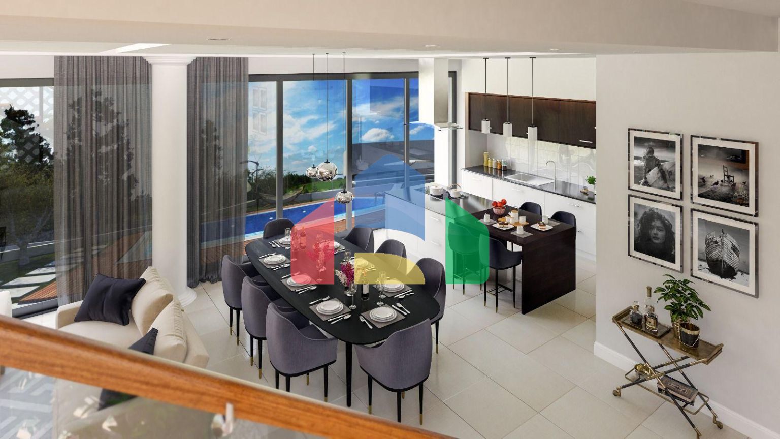 5-комнатная элитная вилла 435м2 с собственным бассейном и садом