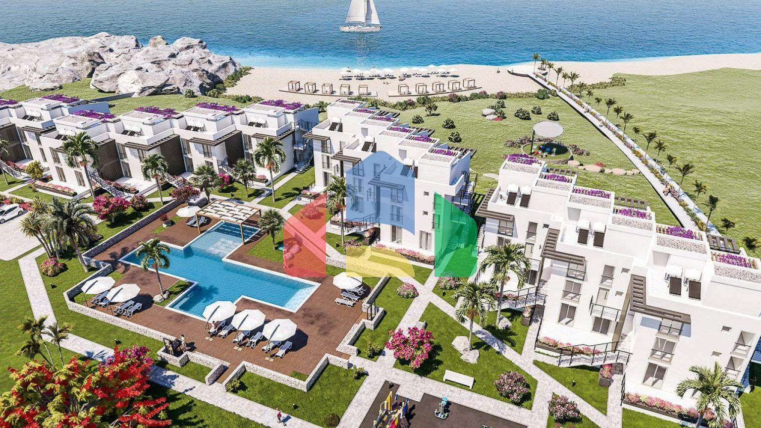 4-комнатный пентхаус 142м2 в элитном комплексе в 130 метрах от пляжа