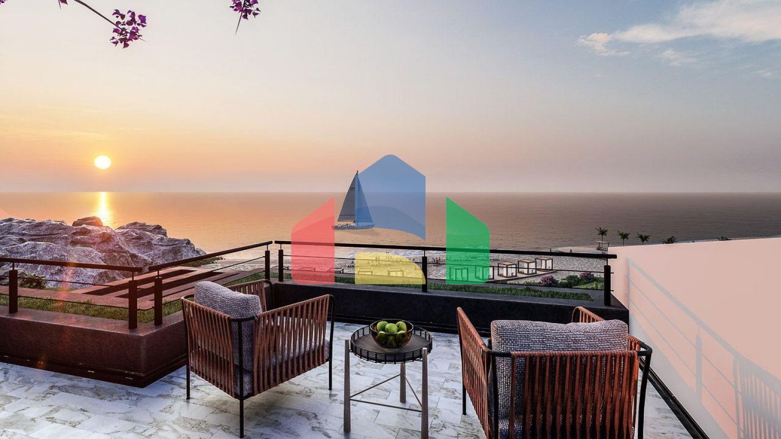 3-комнатные апартаменты 115 м2 в элитном комплексе в 130 метрах от пляжа