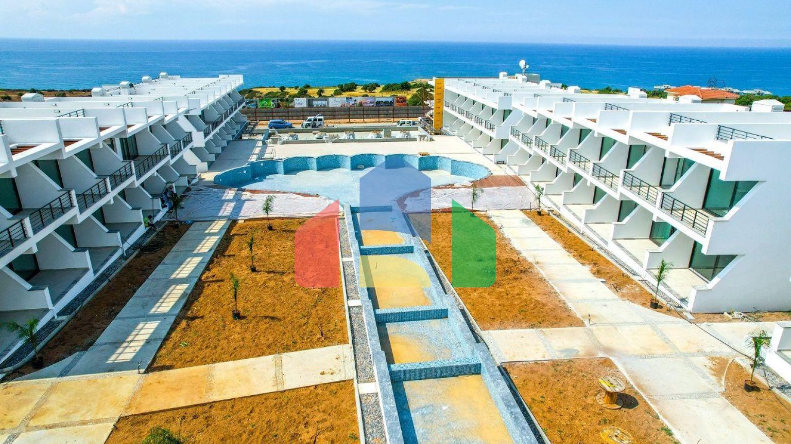 Готовая студия 43 м2 в 5 минутах от пляжа