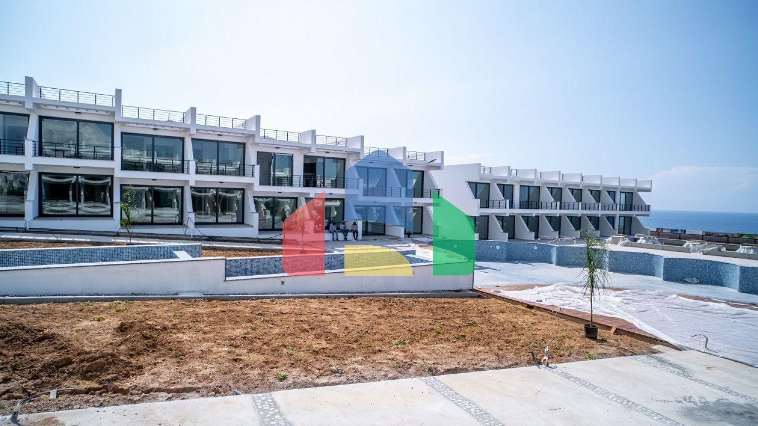 Готовая студия 43 м2 в 5 минутах от пляжа