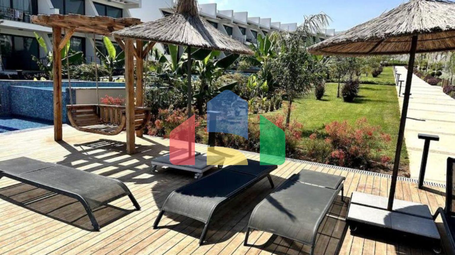 Готовая студия 43 м2 в 5 минутах от пляжа