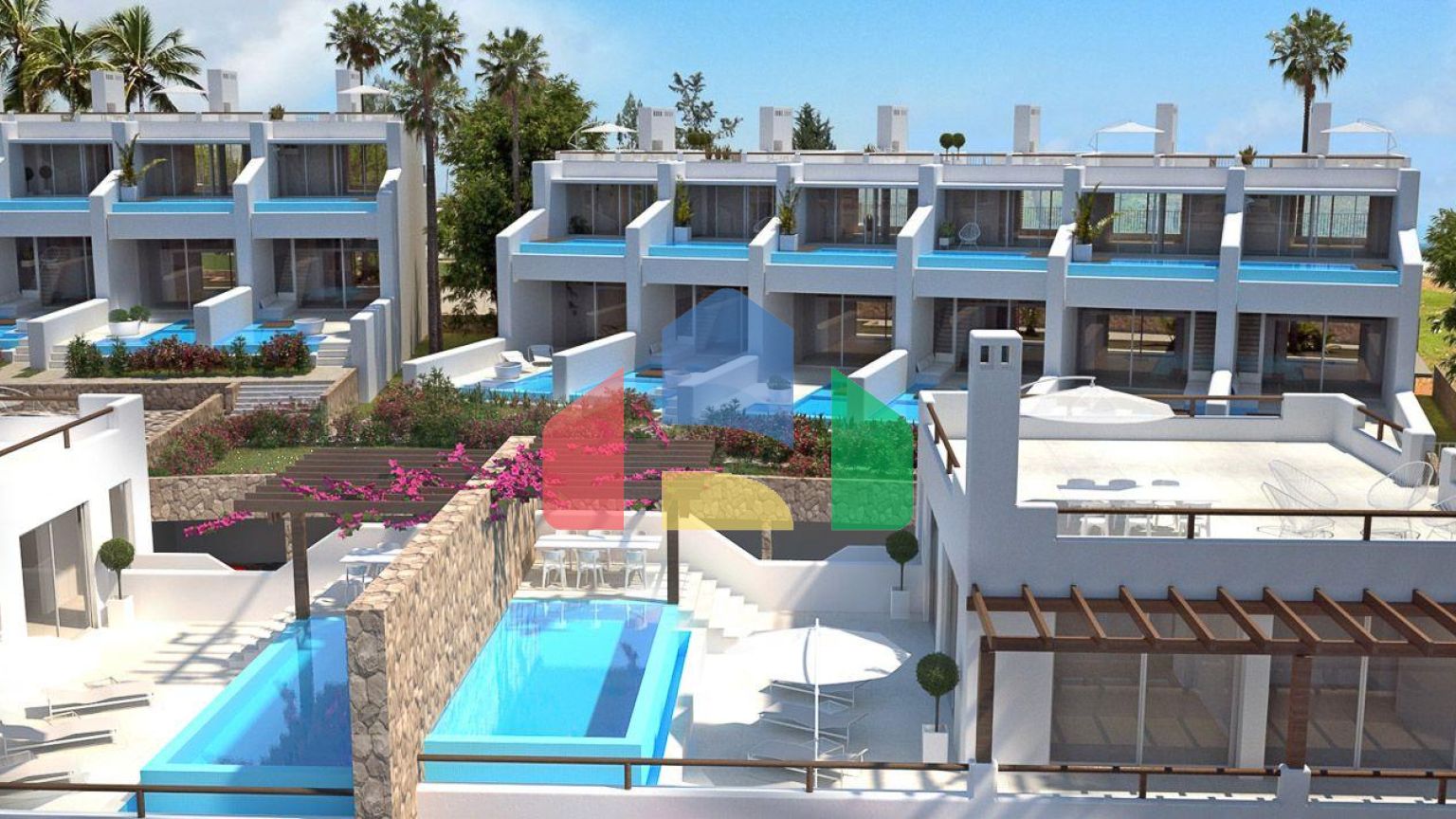 2-комнатные апартаменты 68м2 с собственным садом и террасой 48м2