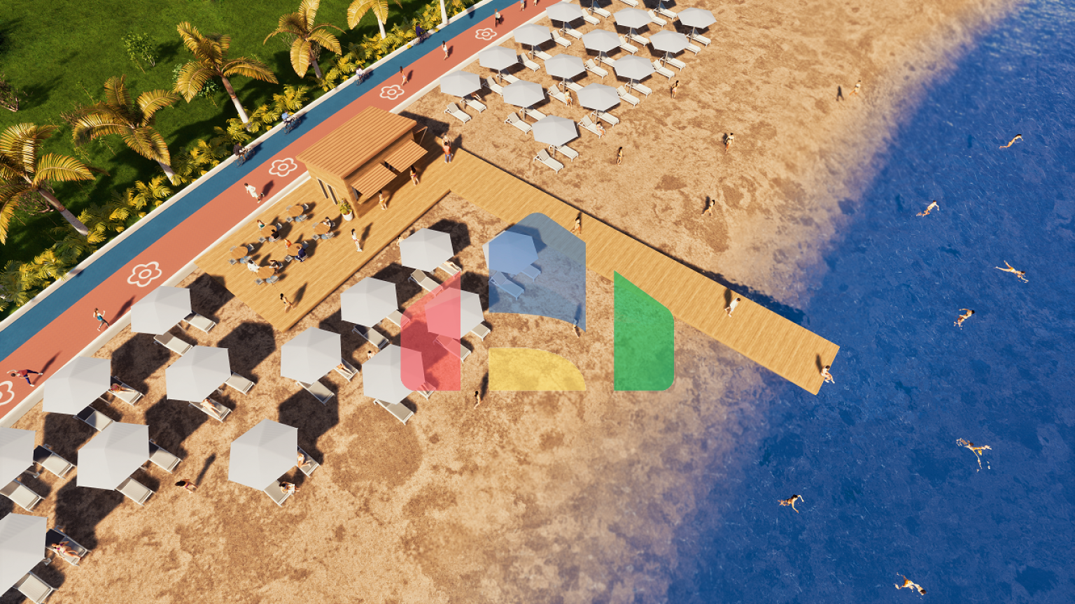 Студия 39м2 с балконом 10м2 в элитном комплексе в 100 метрах от пляжа