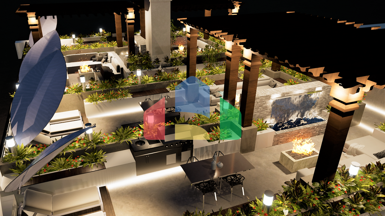 3-комнатные апартаменты 94 м2 с террасой 18м2 в элитном комплексе в 100 метрах от пляжа