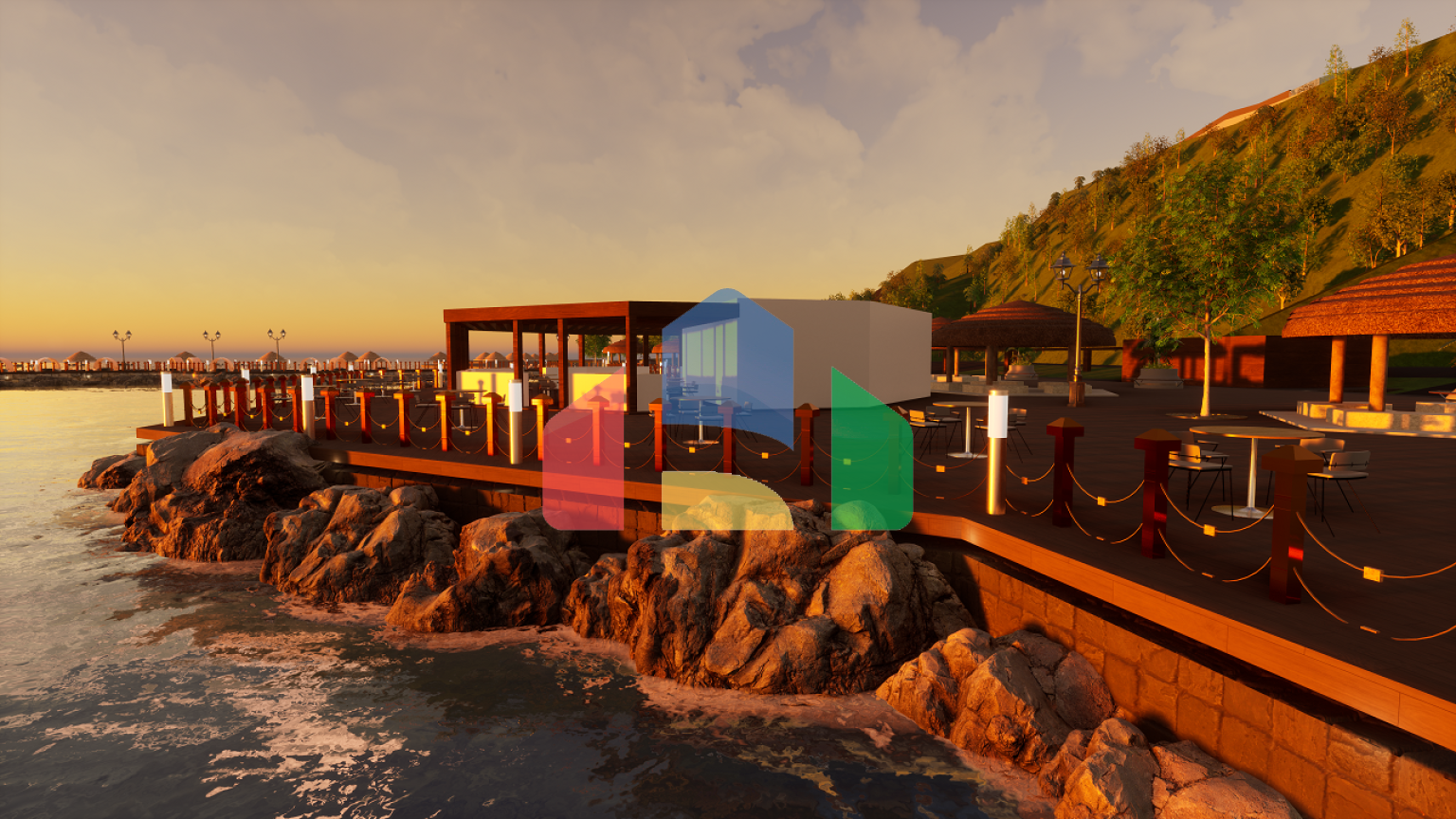 3-комнатные апартаменты 94 м2 с террасой 18м2 в элитном комплексе в 100 метрах от пляжа