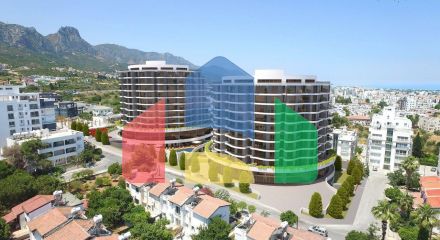 Studio 45 m2 in a luxury complex in the centre of Kyrenia