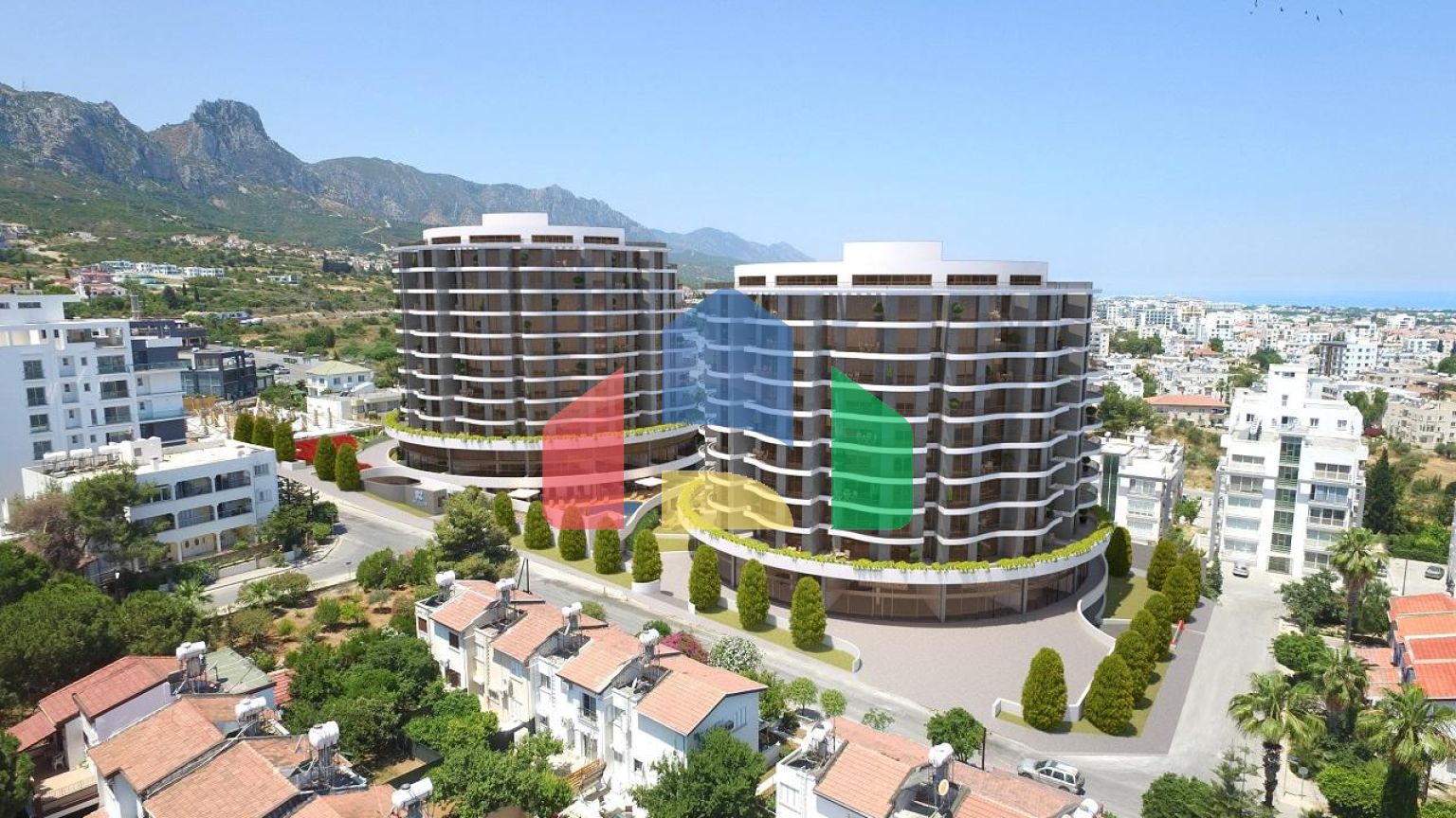 2-комнатные апартаменты 63 м2 в элитном комплексе в центре Кирении