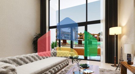 2-комнатные апартаменты 56 м2 в 100 метрах от моря