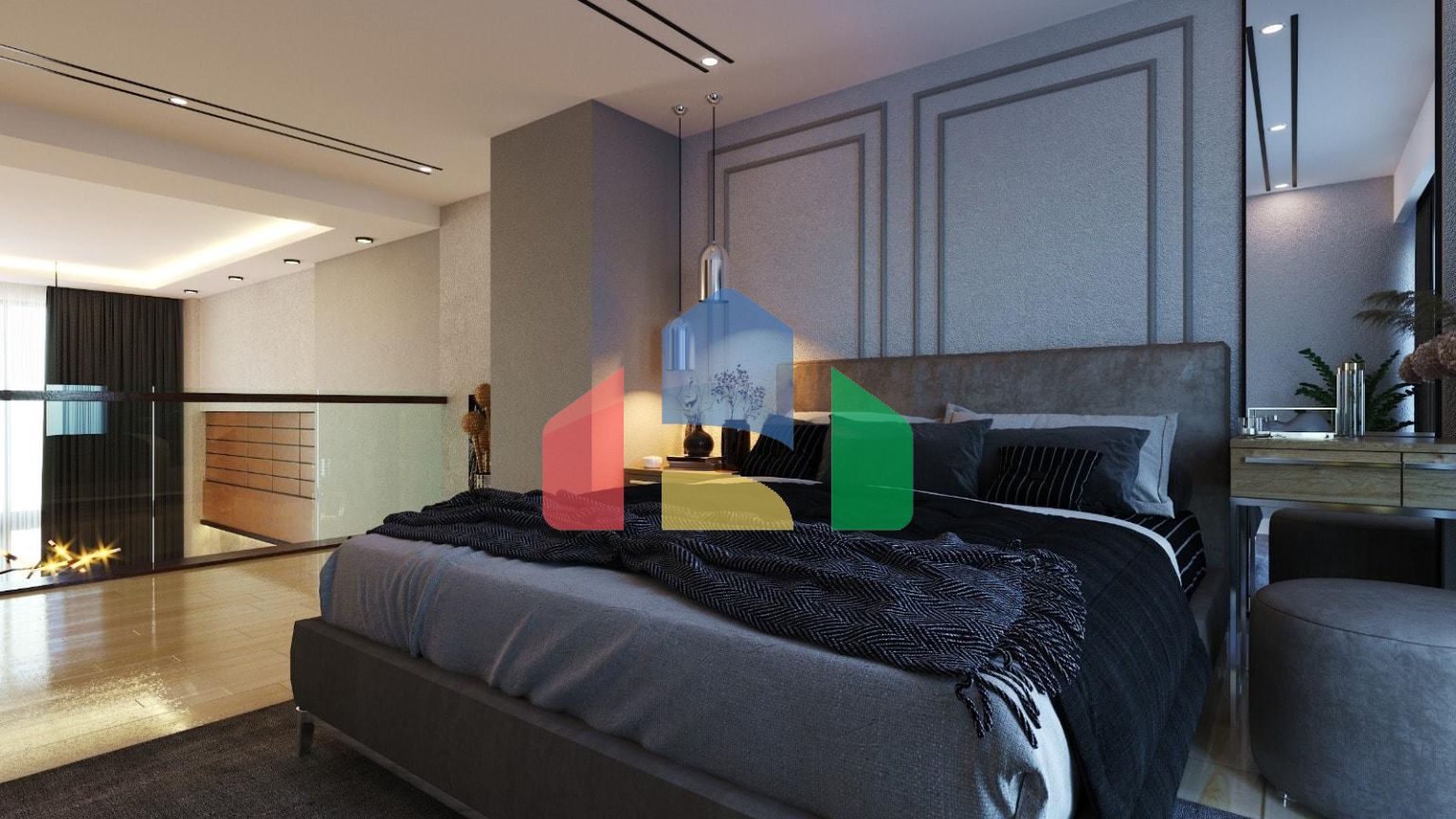 3-комнатные двухуровневые апартаменты 81м2 в 100 метрах от пляжа