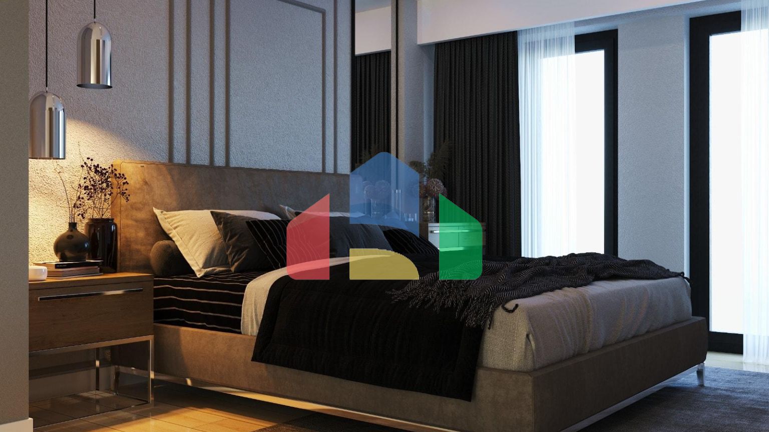 3-комнатные двухуровневые апартаменты 81м2 в 100 метрах от пляжа