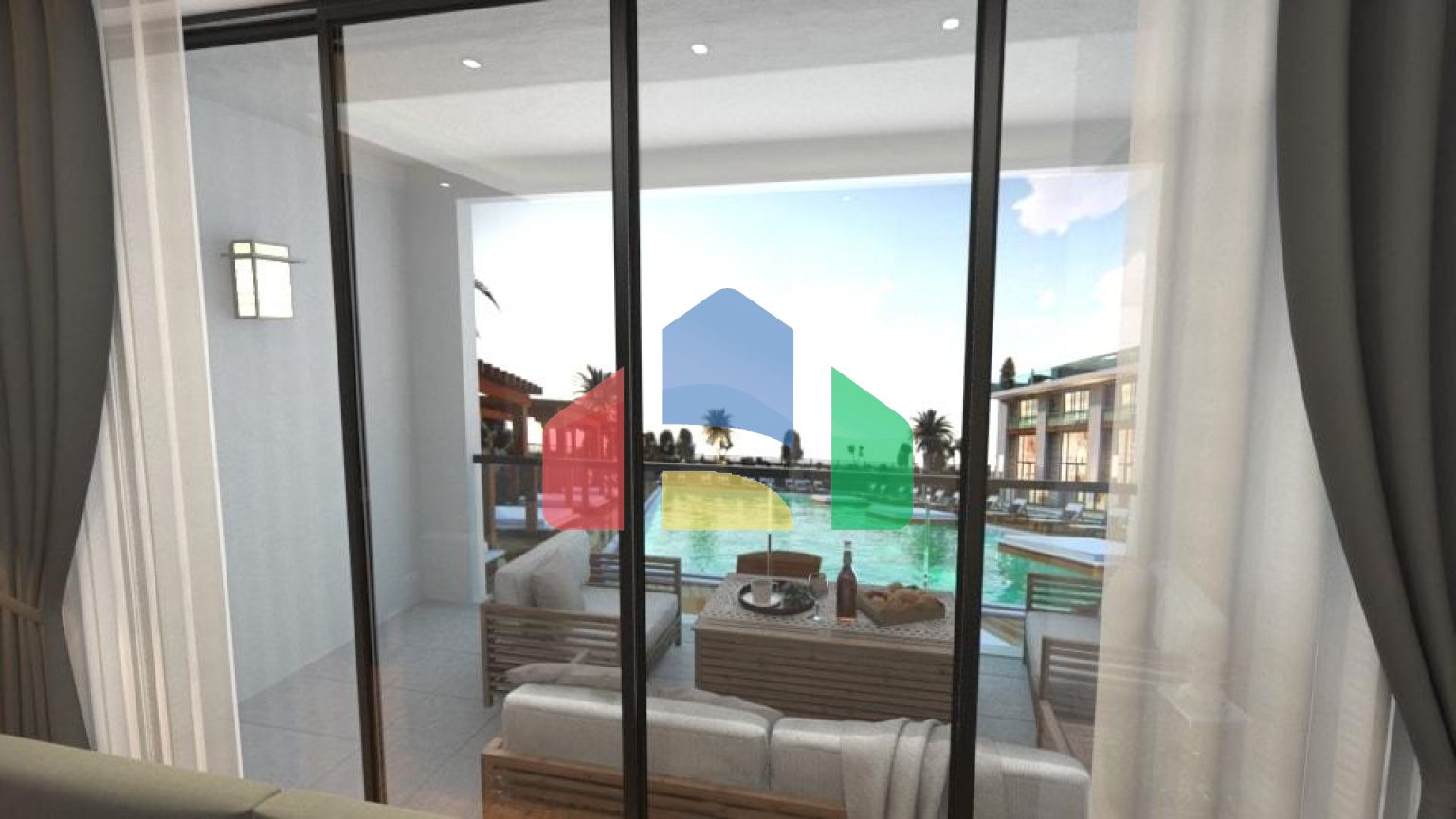 3-комнатные двухуровневые апартаменты 81м2 в 100 метрах от пляжа