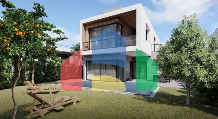 5-room villa 232 m2 with pool 300 meters from the beach