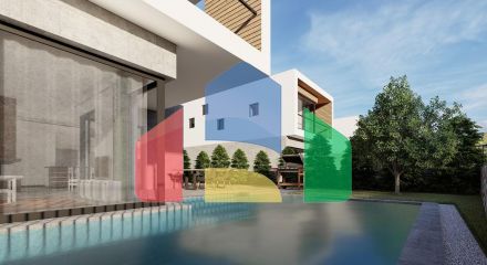 5-room villa 232 m2 with pool 300 meters from the beach