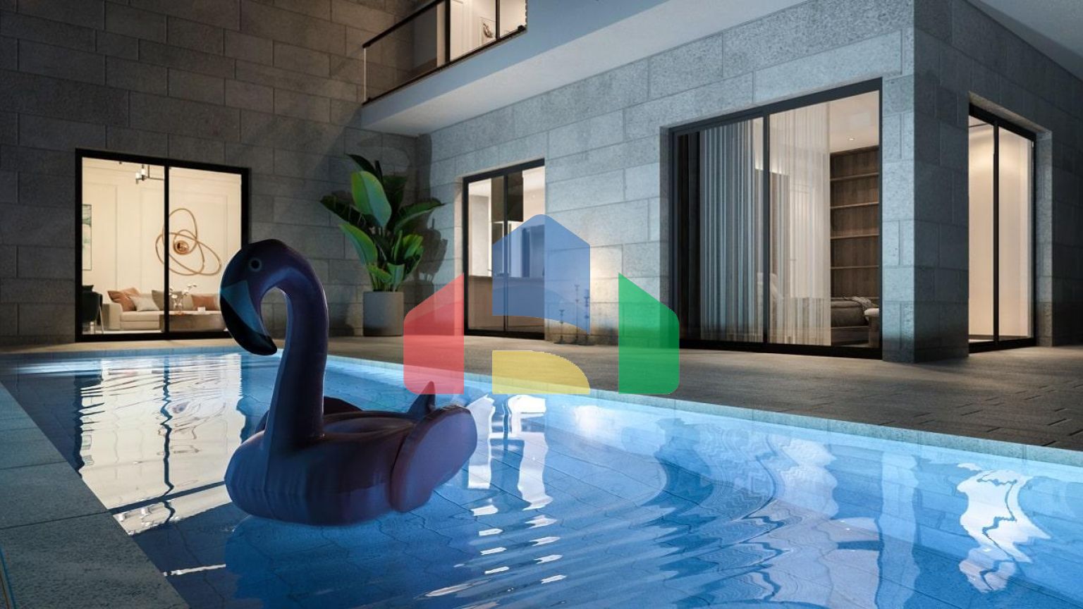 Современная 5-комнатная вилла 265 м2 с бассейном в 300 метрах от пляжа