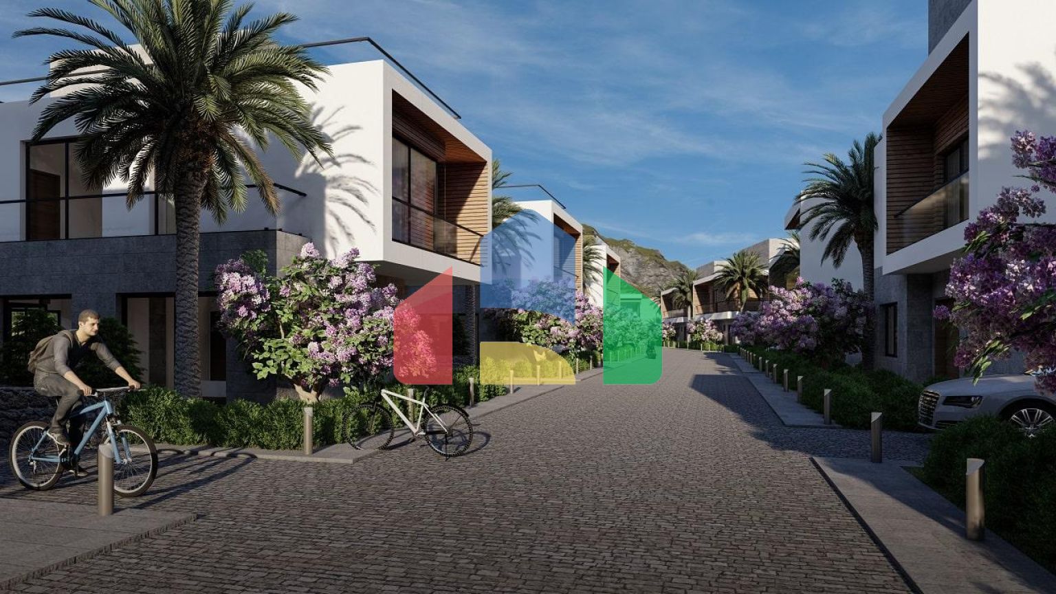 Современная 5-комнатная вилла 265 м2 с бассейном в 300 метрах от пляжа