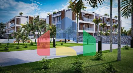 3-комнатные апартаменты 92 м2 +70 м2 терраса в комплексе в 5 минутах от пляжа