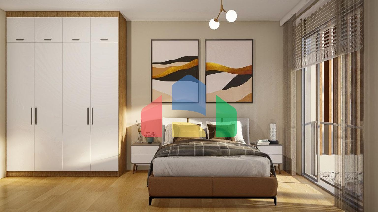 3-комнатные апартаменты 92 м2 +70 м2 терраса в комплексе в 5 минутах от пляжа