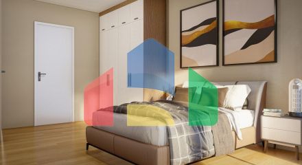 3-комнатные апартаменты 92 м2 +70 м2 терраса в комплексе в 5 минутах от пляжа