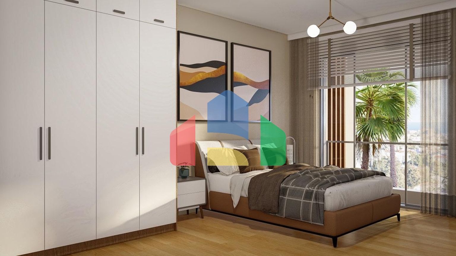 3-комнатные апартаменты 92 м2 +70 м2 терраса в комплексе в 5 минутах от пляжа