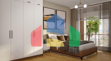 3-комнатные апартаменты 92 м2 +70 м2 терраса в комплексе в 5 минутах от пляжа