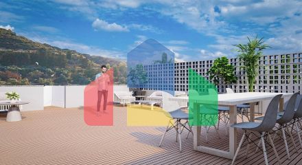 3-комнатные апартаменты 92 м2 +70 м2 терраса в комплексе в 5 минутах от пляжа